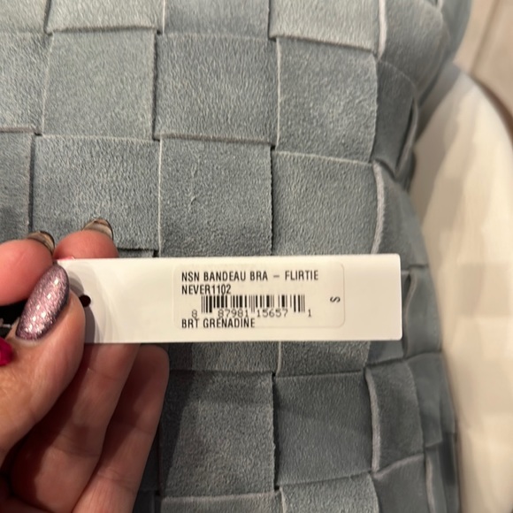 NWT Small Cosabella Bandeau bra in Grenadine. Perfect to peek thru! - Picture 3 of 4